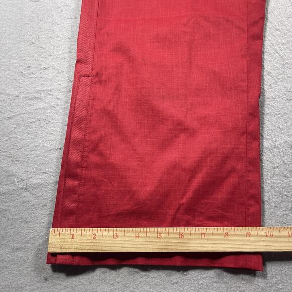 Under‎ Armour Pants Mens Large Red ColdGear Snow Ski Outdoor Zip Pockets Winter - Picture 6 of 13